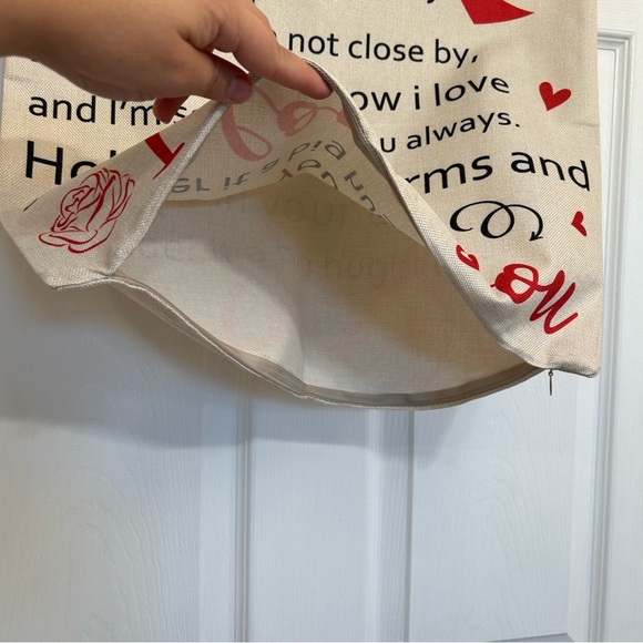 To My Girlfriend… Throw Pillow Case - Picture 7 of 9